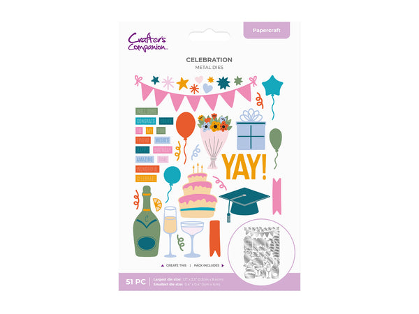Celebration Mini Metal Die Set