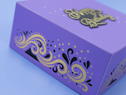 Stars & Swirls Metal Die & Foil Rub Ons