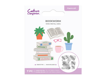 Bookworm Mini Metal Die Set