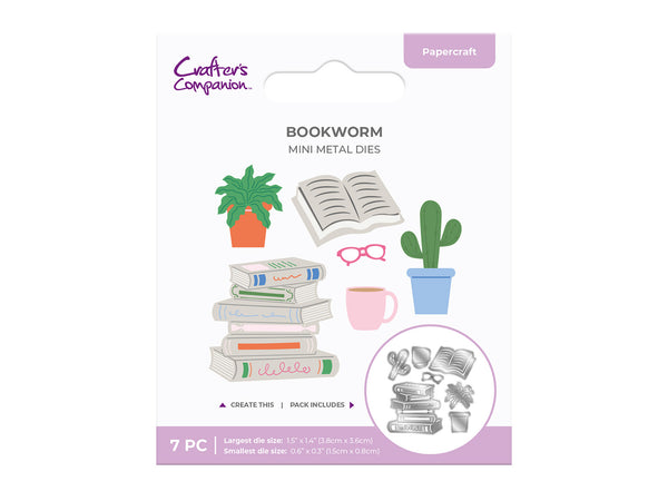 Bookworm Mini Metal Die Set