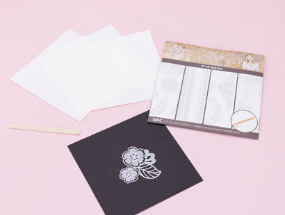 Sara Signature Antique Lace - 6" x 6" Embellishment Rub Ons