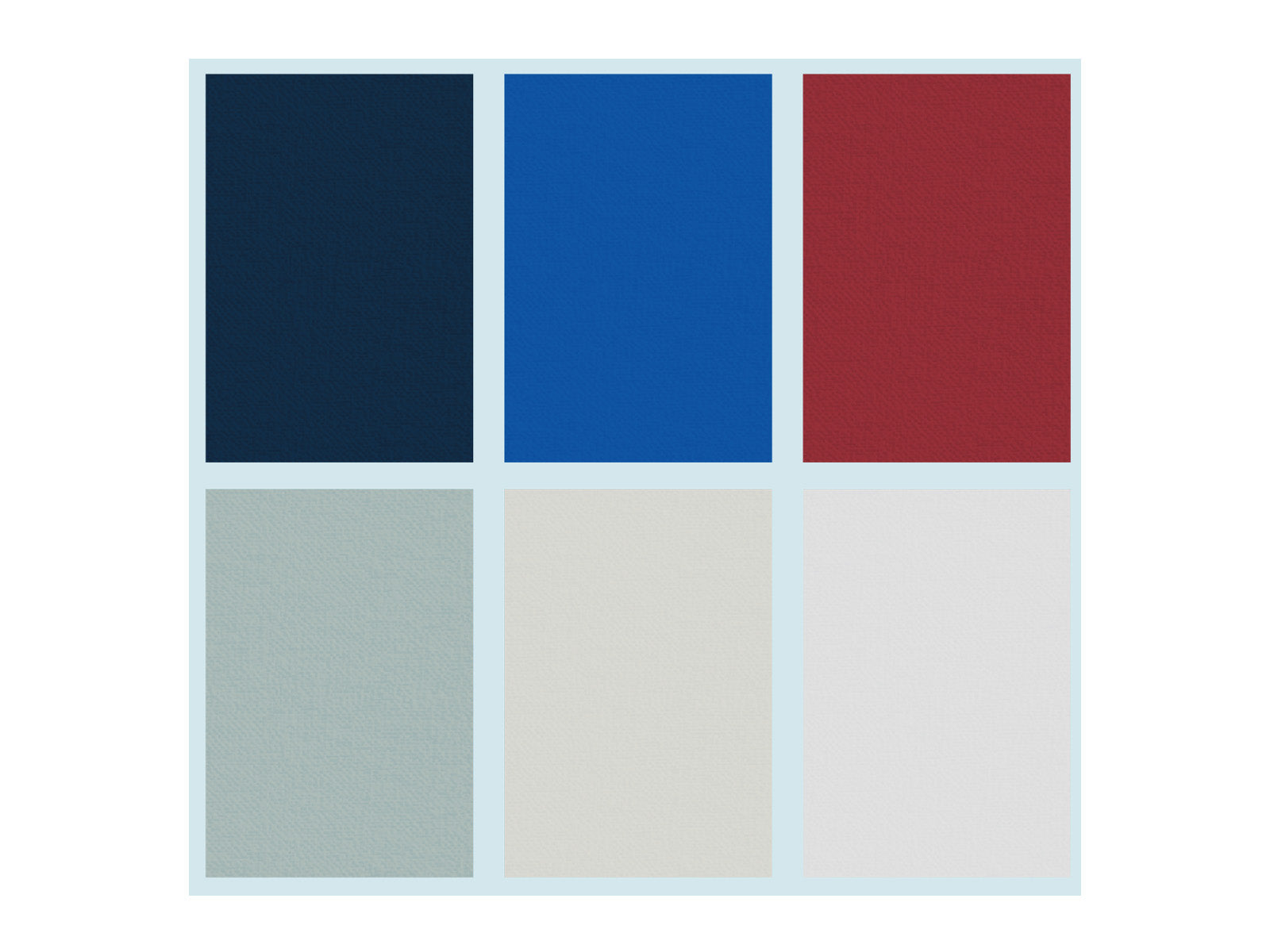 Stars & Stripes - Red, White & Blue Linen Card A4 Pack