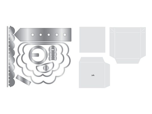 Crafter’s Companion Metal Die, Template - Santa