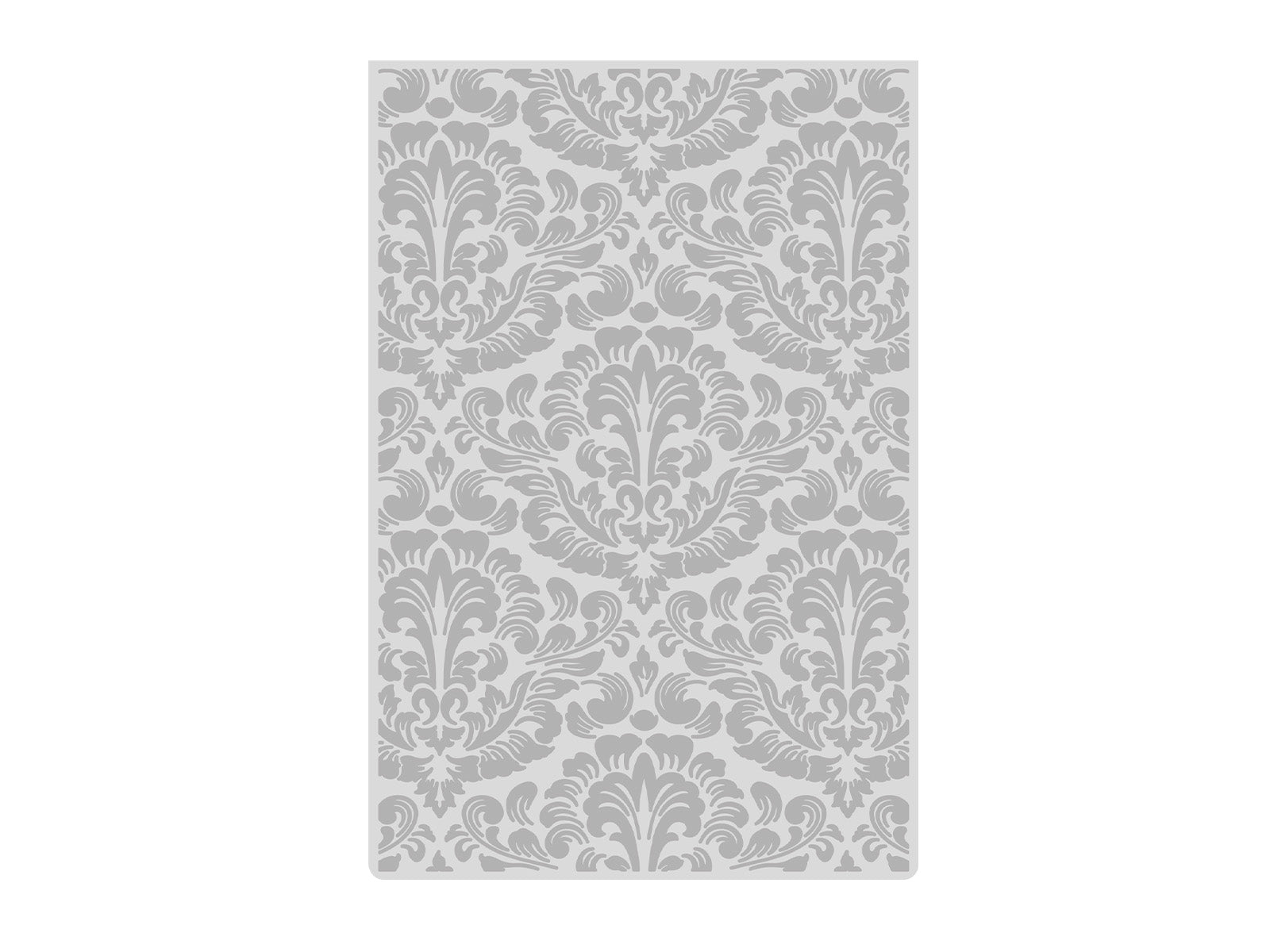 Sara Signature Thorn & Bloom 6" x 4" 2D Embossing Folder - Damask Wallpaper