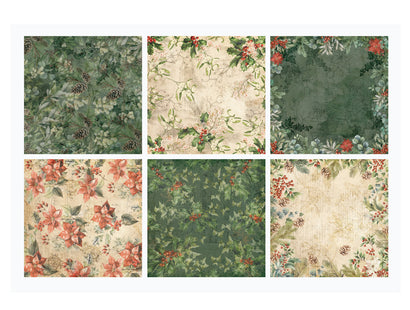 Holly & Ivy Paper Pad 8" x 8"