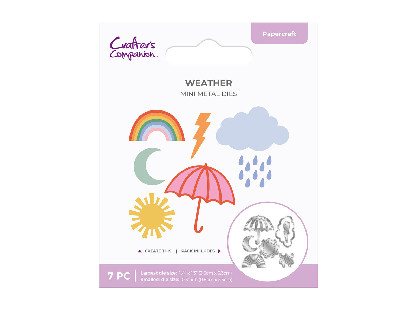 Weather Mini Metal Die Set