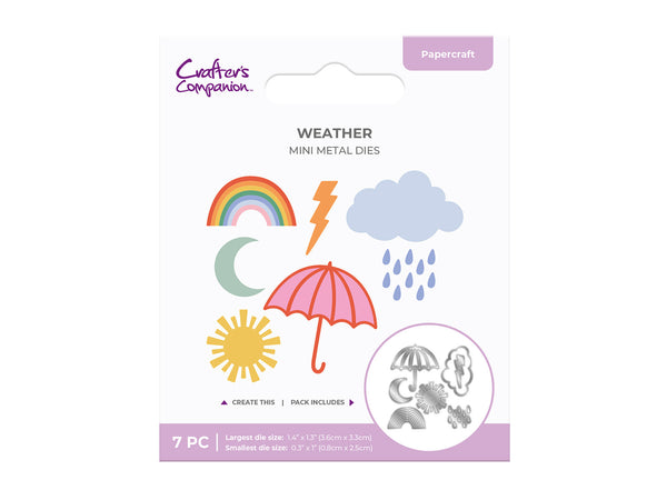 Weather Mini Metal Die Set