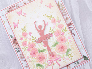 Floral Elegance 3D Embossing Folder 5" x 7"