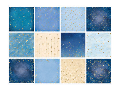 Christmas Star Paper Pad 12" x 12"