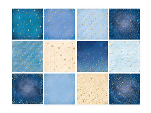 Christmas Star Paper Pad 12" x 12"