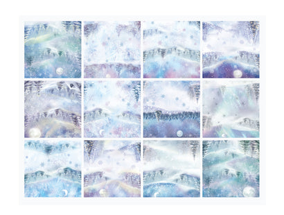 Winter Frost Paper Pad 8" x 8"