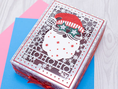 Disco Santa Create-a-Card Metal Die Set