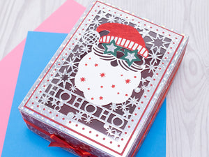Disco Santa Create-a-Card Metal Die Set