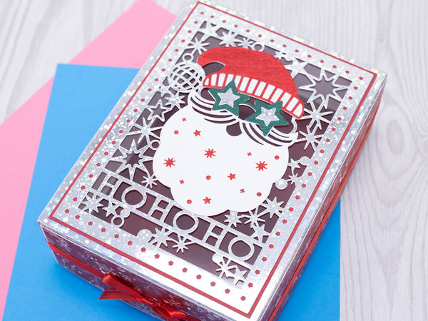 Disco Santa Create-a-Card Metal Die Set