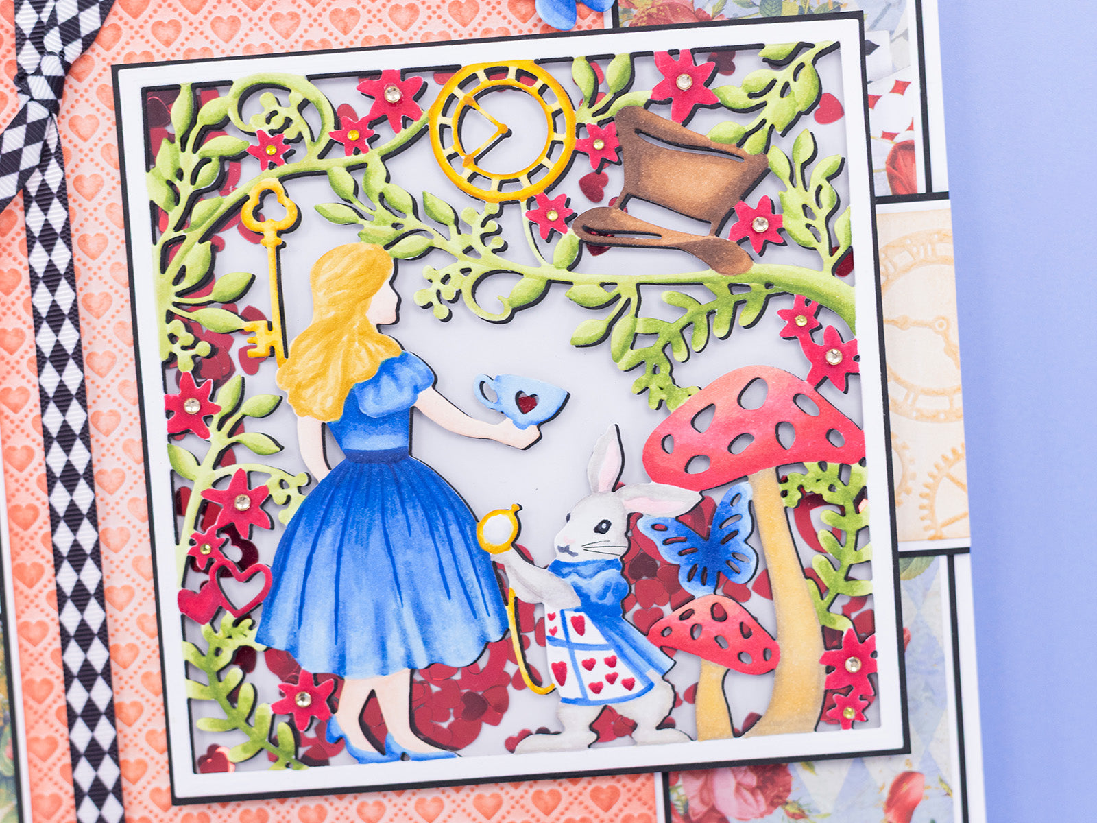 Tales of Wonderland - In Wonderland Create-a-Card Metal Die Set