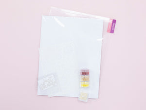 Craftaganza at Home: Stamping & Heat Embossing, Rocker Card, Layered Flowers (Classes 17, 18 & 19)
