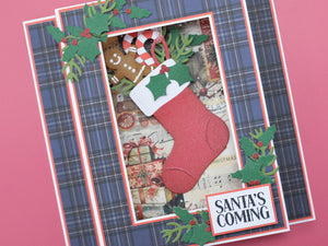 Christmas Stocking & Sack Metal Die Set