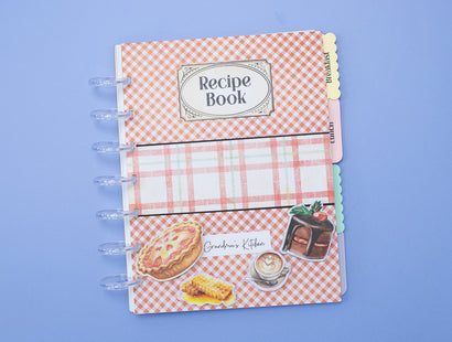 Recipe Book Topper & Paper Pad 6" x 6"