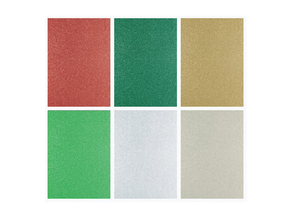 Christmas Adhesive Glitter Paper A4