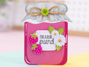 Jam Jar Shaped Stamp & Metal Die Set