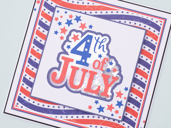 Stars & Stripes - Fourth of July Metal Die Set