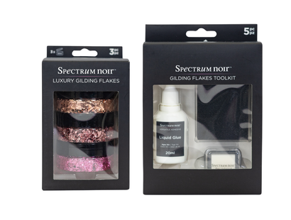 Spectrum Noir Gilding Flakes with FREE Gilding Flake Tools