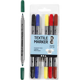 Creativ Textile Markers - 6 Pack