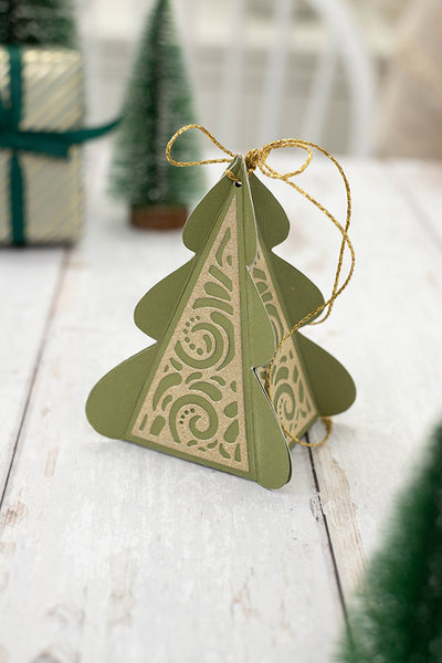 Crafter's Companion 3D Box Die and Stencil Set - O Christmas Tree
