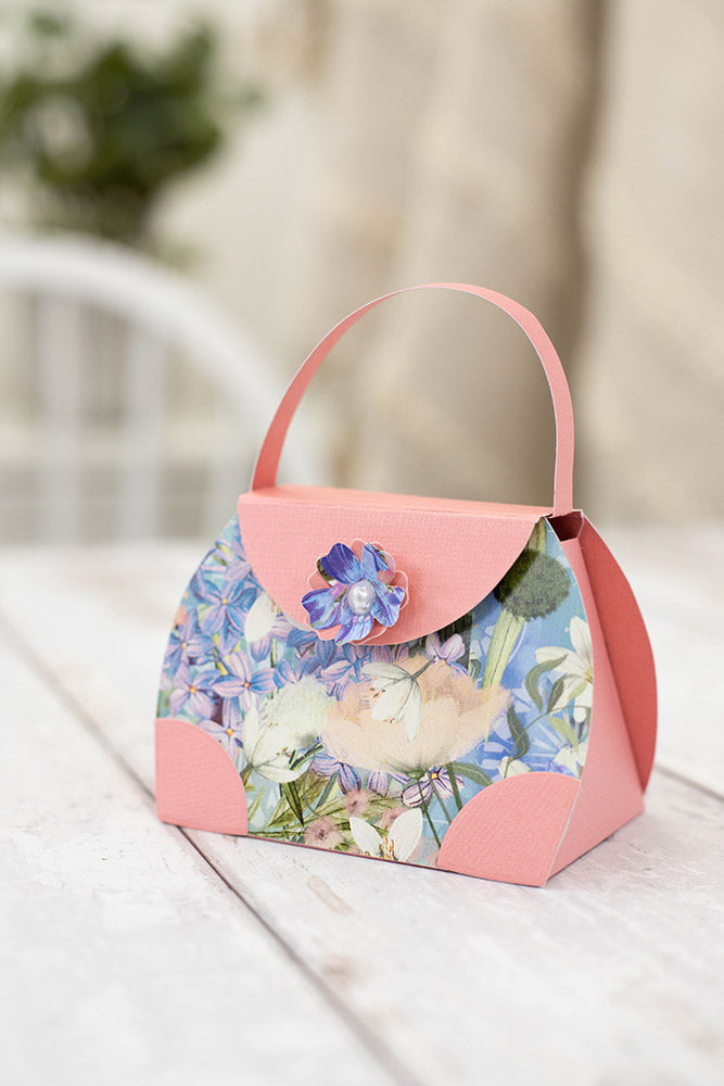 Beautiful Handbag shaped Rose Flower Gift Box Perfect - Temu