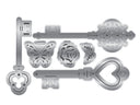Tales of Wonderland - Ornate Keys Metal Die Set
