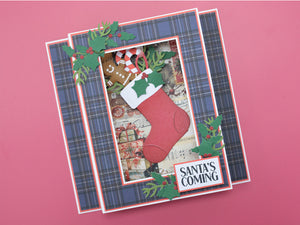 Santa's Toyshop Paper Pad 12" x 12"