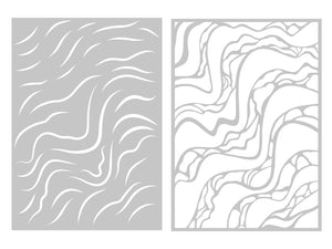 Retro Vacay - Sea & Sand Stencil Set