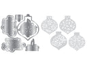 Christmas Bauble Sentiment Stencil & Metal Die Set