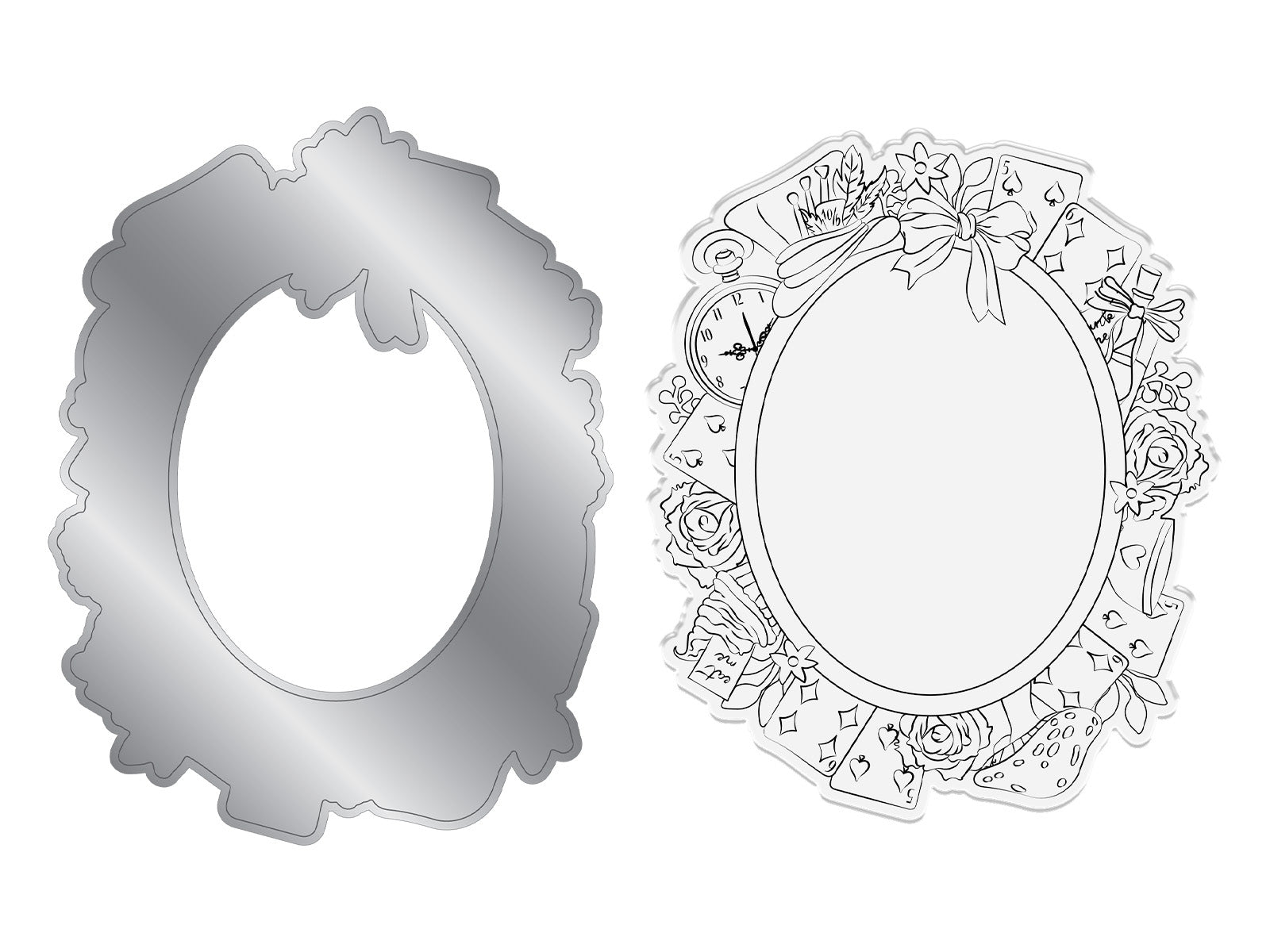 Tales of Wonderland - Wonderland Frame Stamp & Metal Die Set