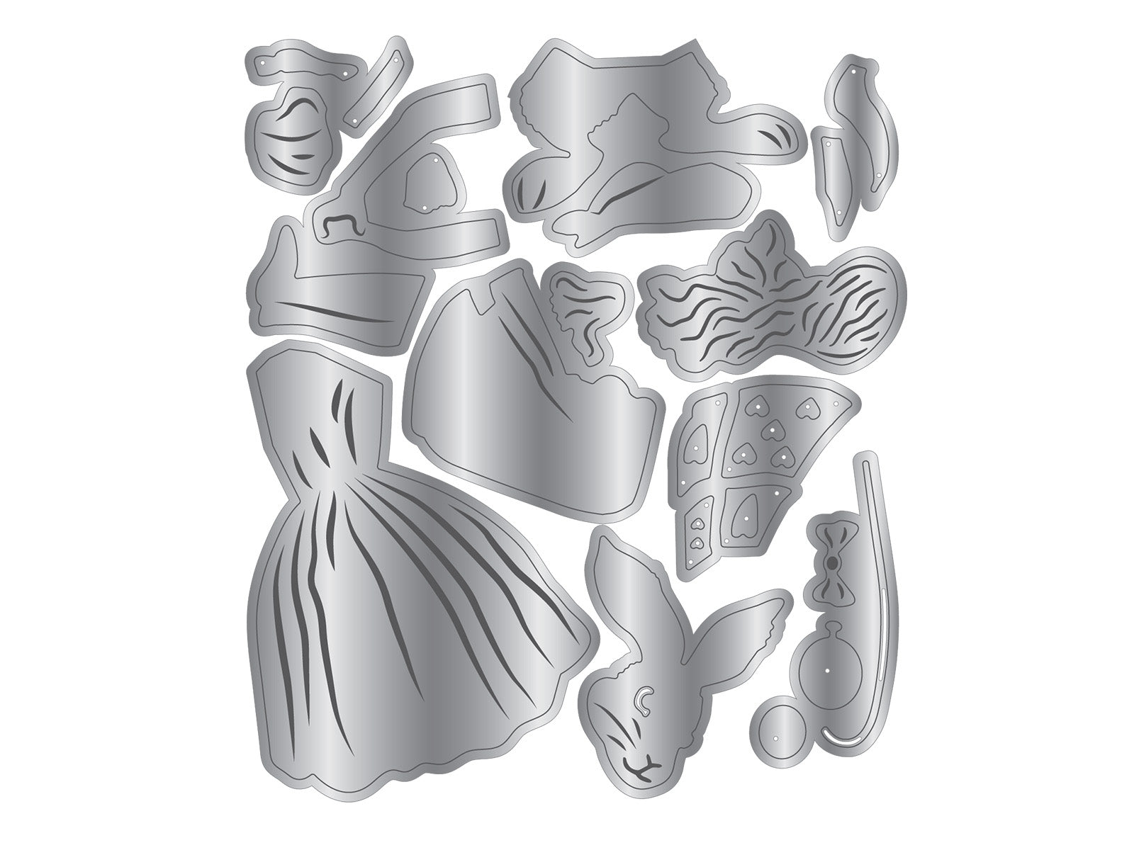 Tales of Wonderland - Alice & Rabbit Metal Die Set