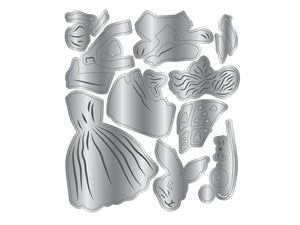 Tales of Wonderland - Alice & Rabbit Metal Die Set