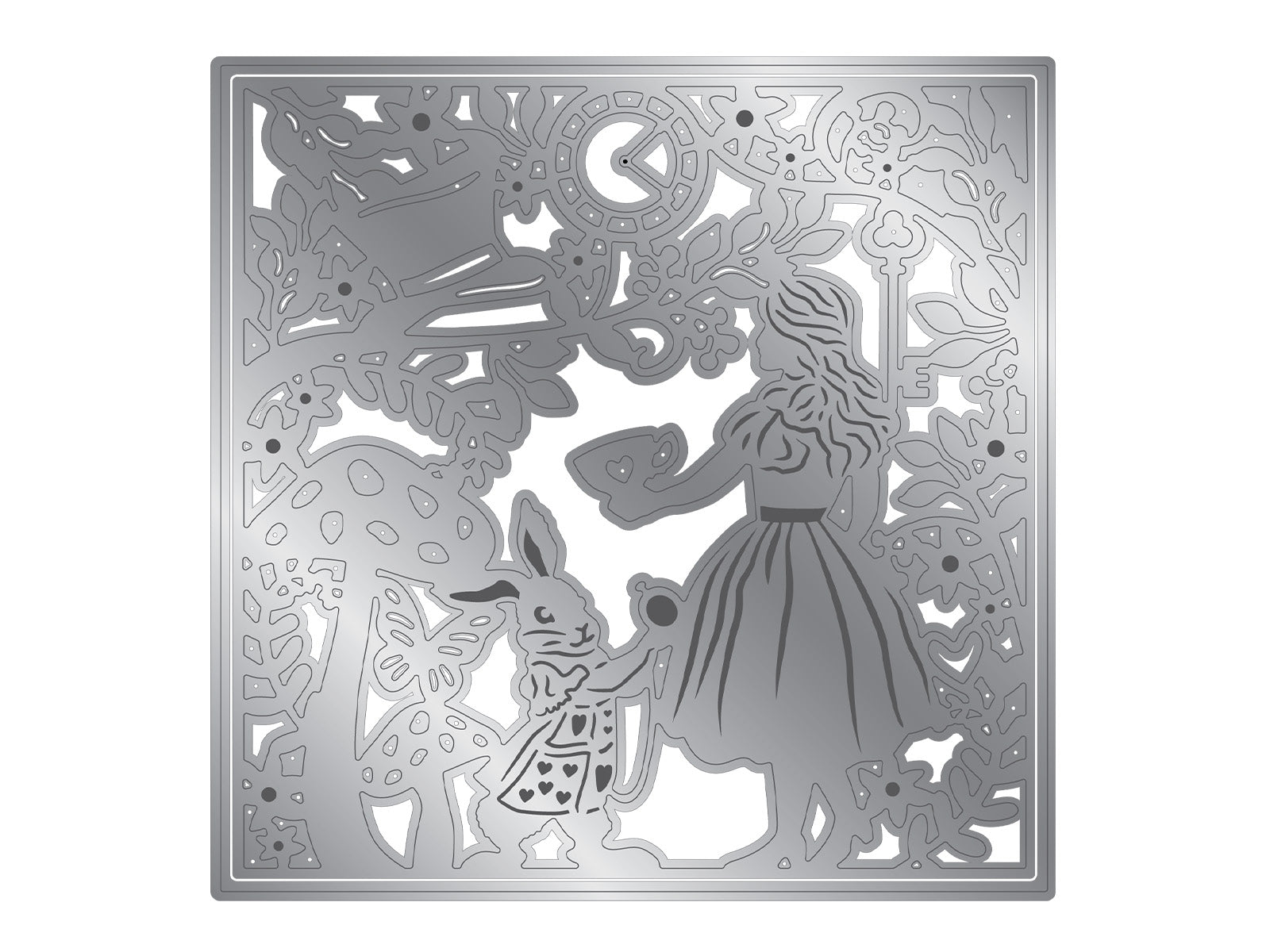 Tales of Wonderland - In Wonderland Create-a-Card Metal Die Set