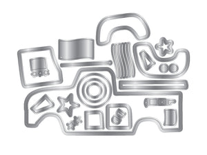 Stars & Stripes - Pickup Truck Metal Die Set