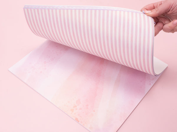 Life is Sweet - Pastel Vintage Ice Cream Paper Pad 12