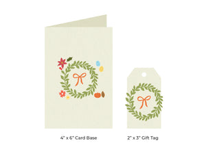 Floral Wreath Mini Metal Die Set