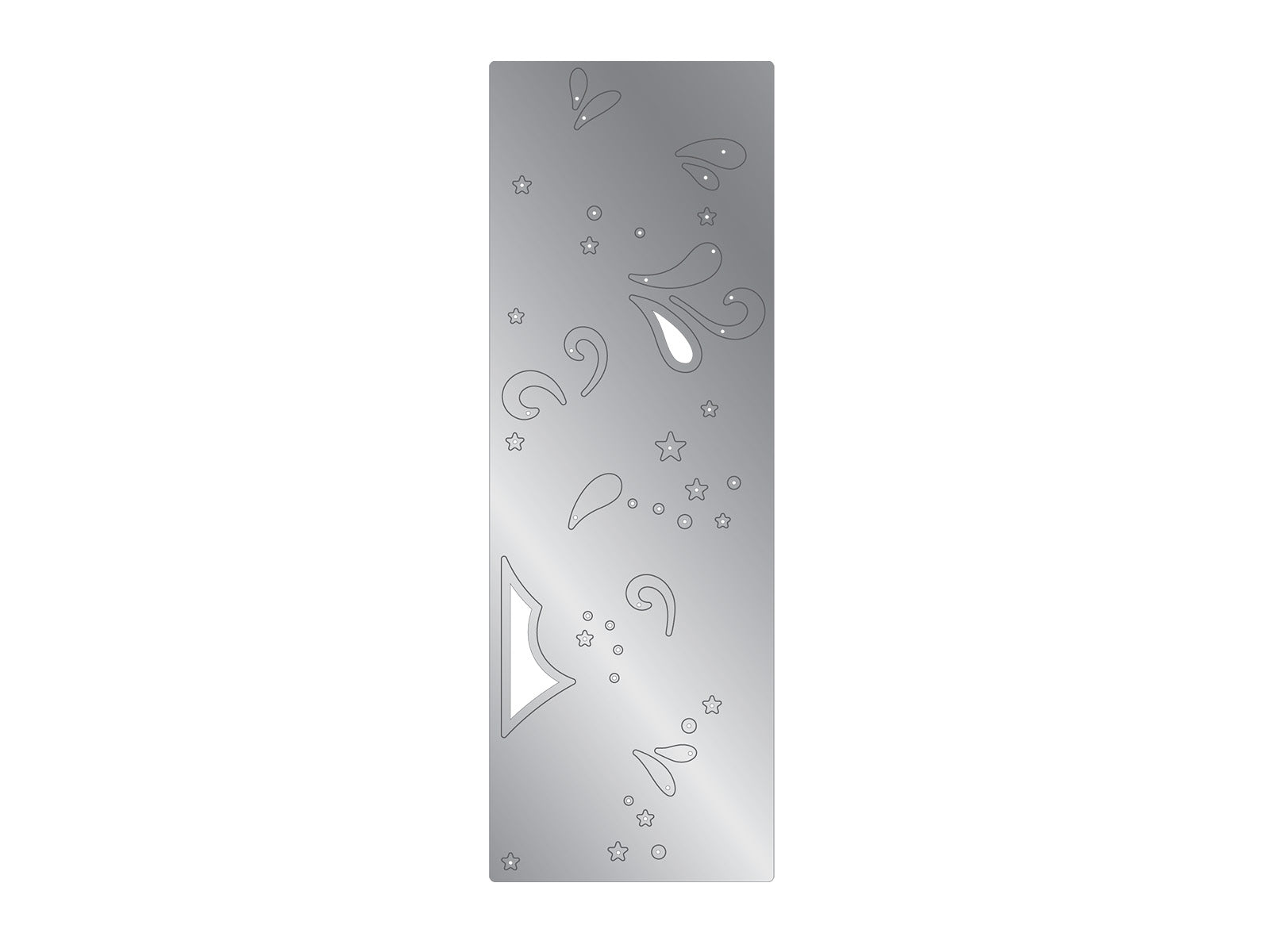 Stars & Swirls Metal Die & Foil Rub Ons