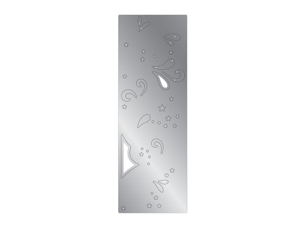 Stars & Swirls Metal Die & Foil Rub Ons