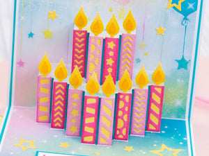 Crafter's Companion Birthday Celebrations Metal Die - 3D Pop-Up Candles