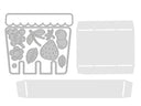 Berry Bliss - Berry Basket Stencil & Metal Die Set
