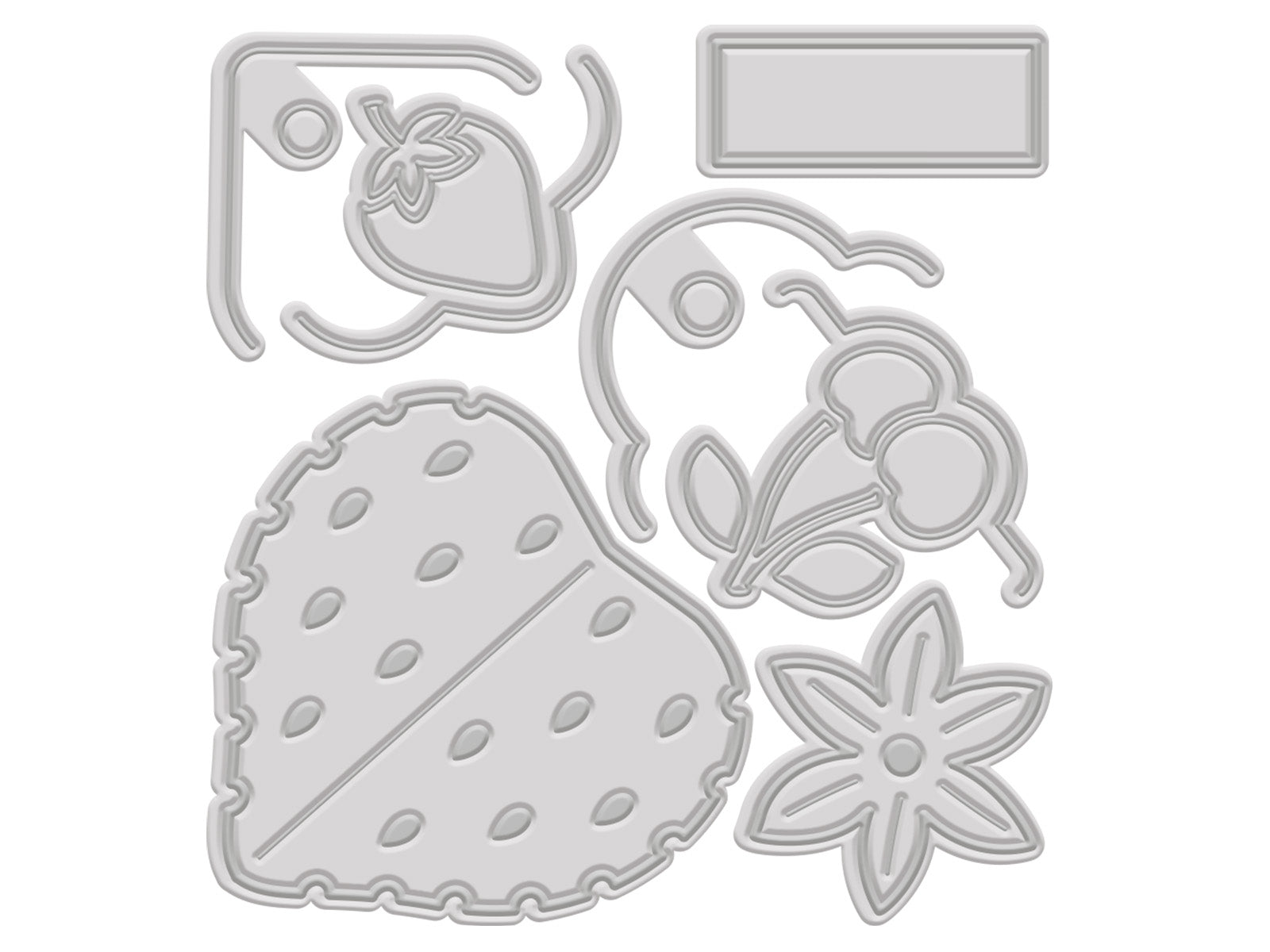Berry Bliss - Build-a-Berry Tag Metal Die Set