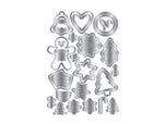 Christmas Cookies Stamp & Metal Die Set