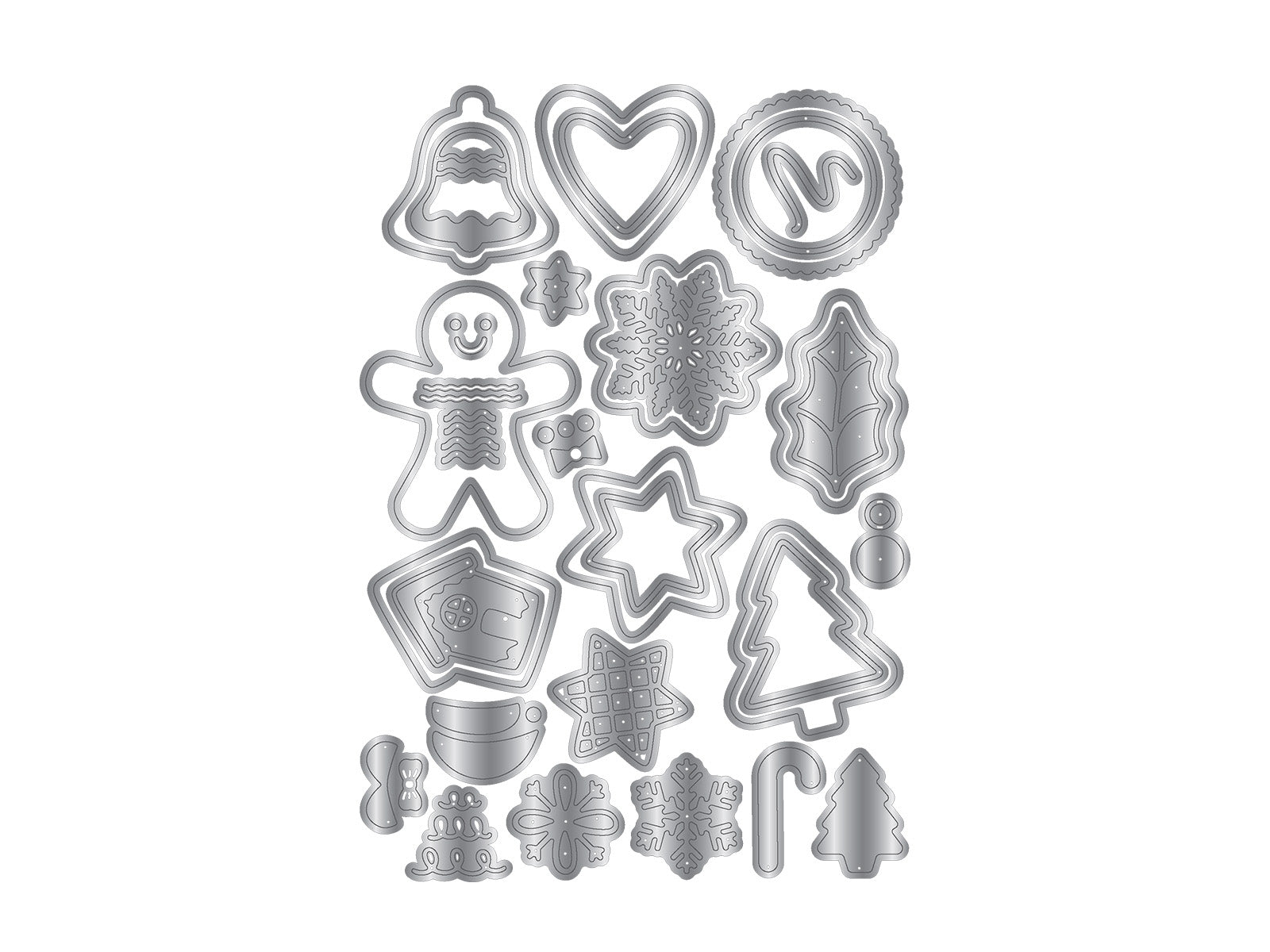 Christmas Cookies Stamp & Metal Die Set