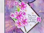 Natures Garden Lunar Blooms Stamp & Die - Floral Harmony