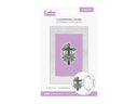 Ornate Floral Cross LetterPress Press Plate & Metal Die Set