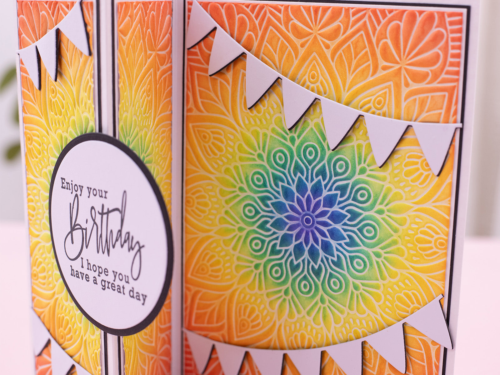 Mandala 3D Embossing Folder 5" x 7"
